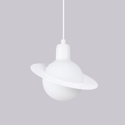 Luster na lanku HYPERION 1xG9/8W/230V biela