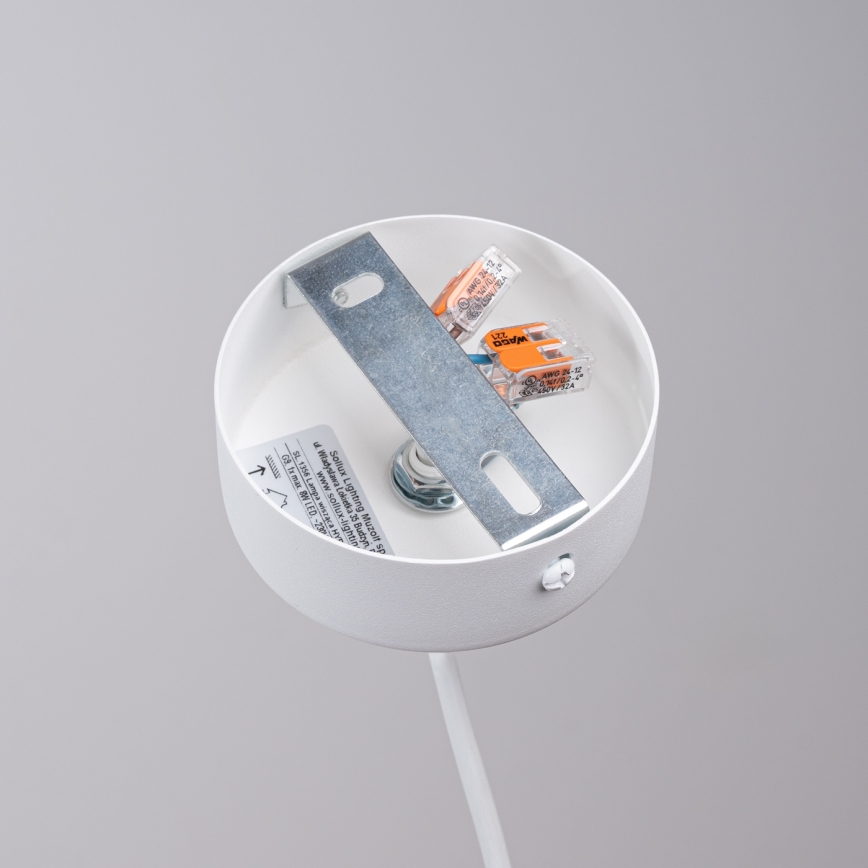 Luster na lanku HYPERION 1xG9/8W/230V biela