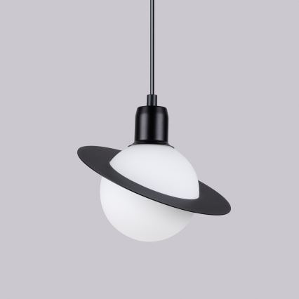 Luster na lanku HYPERION 1xG9/8W/230V čierna