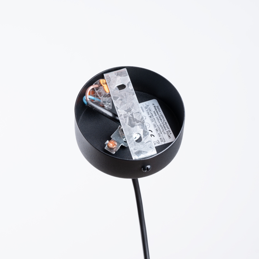 Luster na lanku HYPERION 1xG9/8W/230V čierna