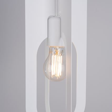 Luster na lanku NICUS 1xE27/15W/230V biela
