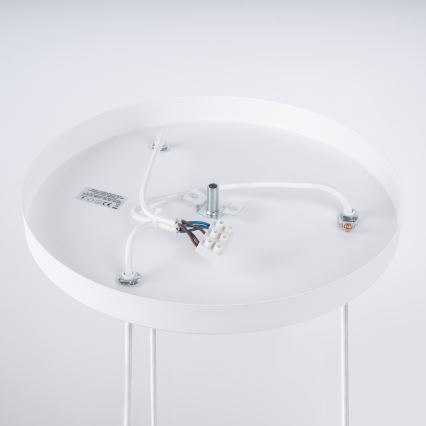 Luster na lanku NICUS 3xE27/15W/230V biela