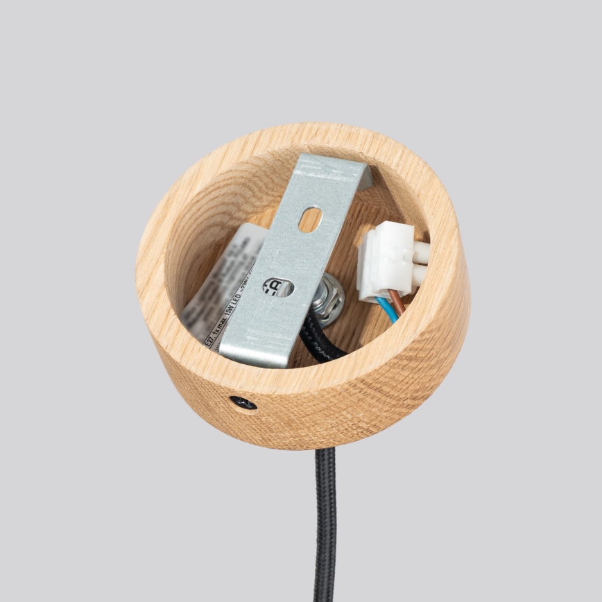 Závesný luster na lanku MAB 1xE27/15W/230V priemer 22 cm betón/sivá