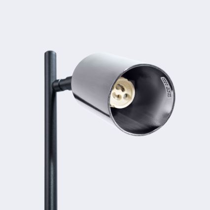 Stolná lampa WINX 1xGU10/10W/230V čierna/lesklý chróm
