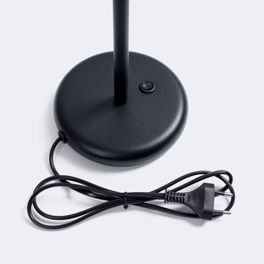 Stolná lampa WINX 1xGU10/10W/230V čierna/lesklý chróm