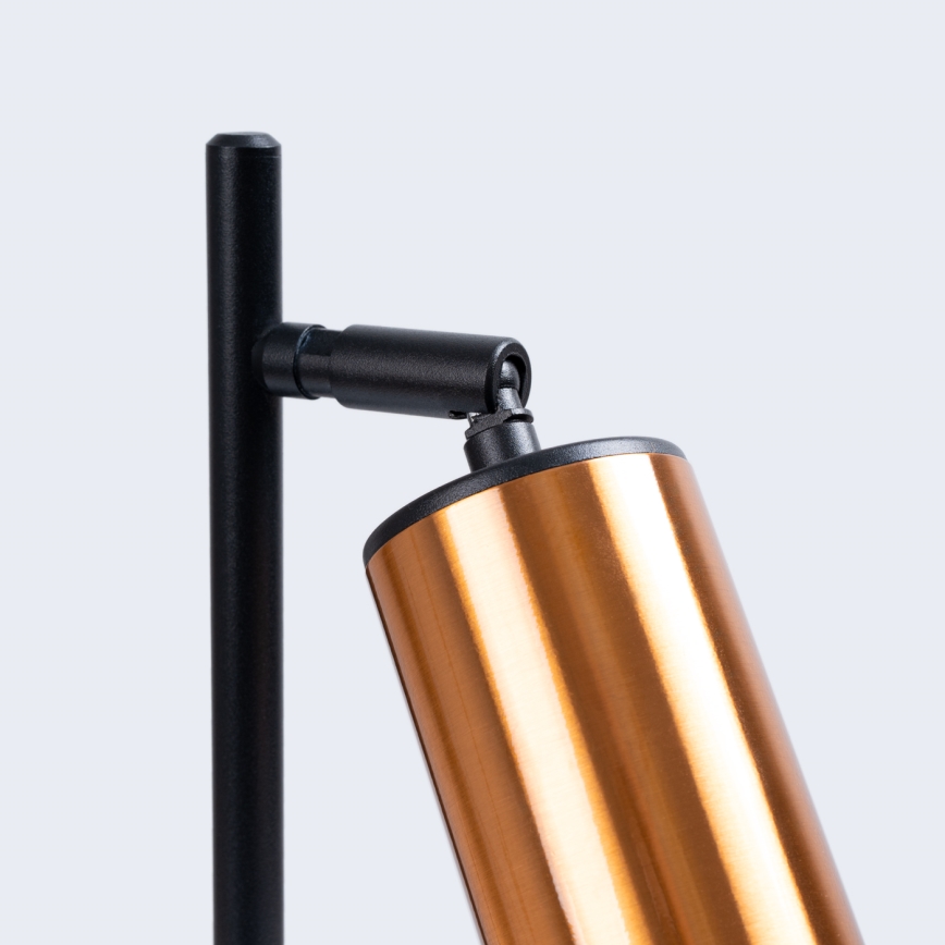 Stolná lampa WINX 1xGU10/10W/230V čierna/meď