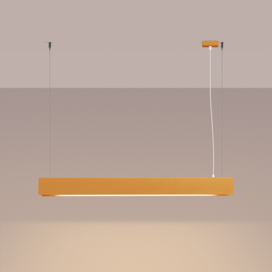LED Luster na lanku SPARK 1xG13/8,5W/230V zlatá