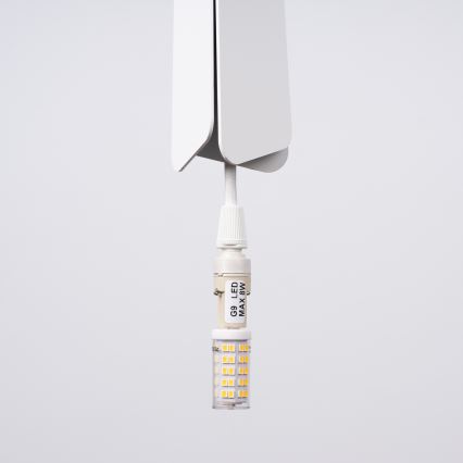 Luster na lanku PRYSM 3xG9/8W/230V biela