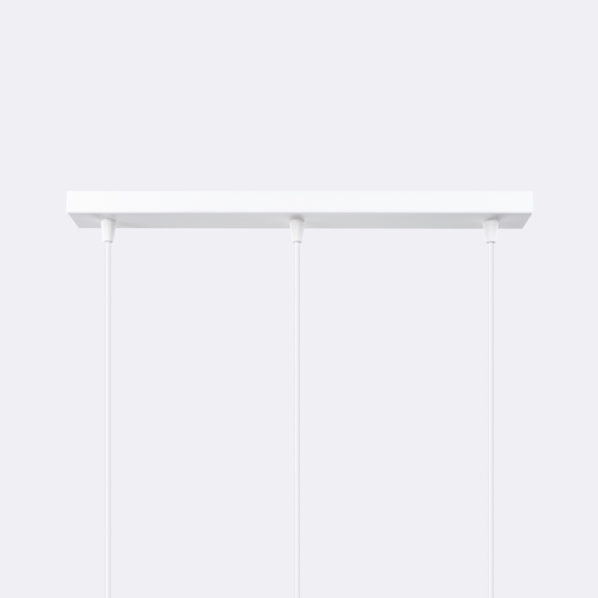 Luster na lanku PRYSM 3xG9/8W/230V biela