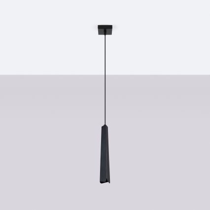 Luster na lanku PRYSM 1xG9/8W/230V čierna