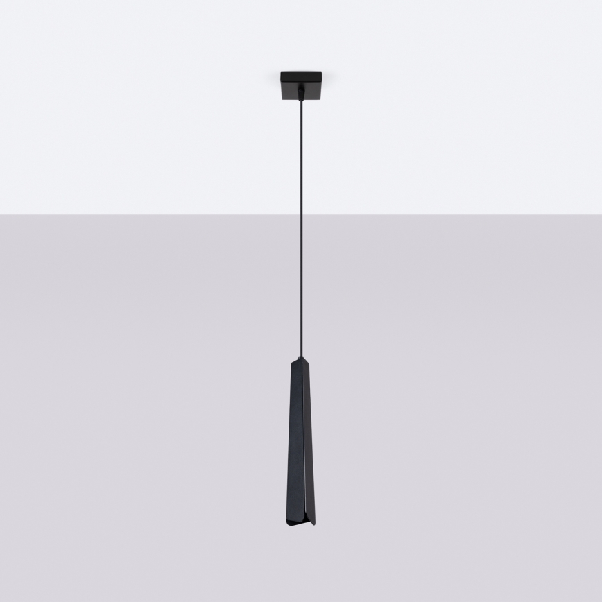 Luster na lanku PRYSM 1xG9/8W/230V čierna