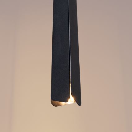 Luster na lanku PRYSM 1xG9/8W/230V čierna
