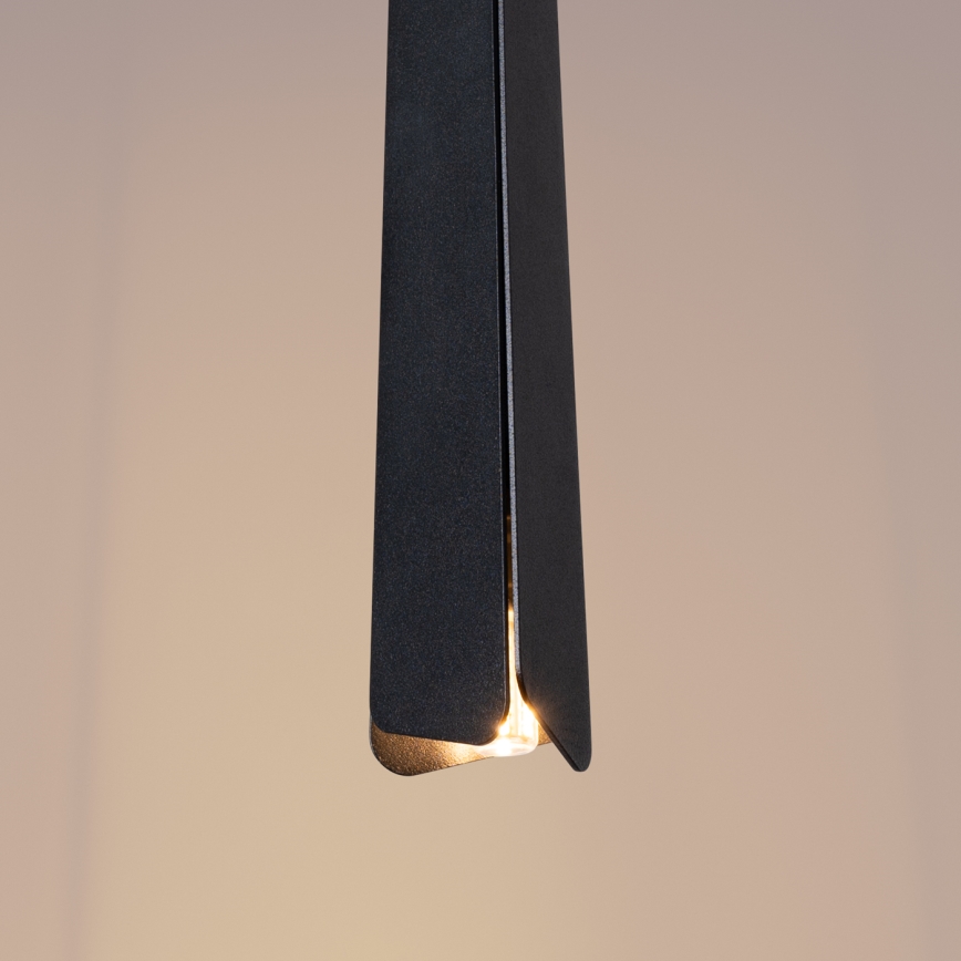 Luster na lanku PRYSM 1xG9/8W/230V čierna