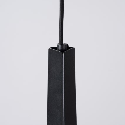 Luster na lanku PRYSM 1xG9/8W/230V čierna
