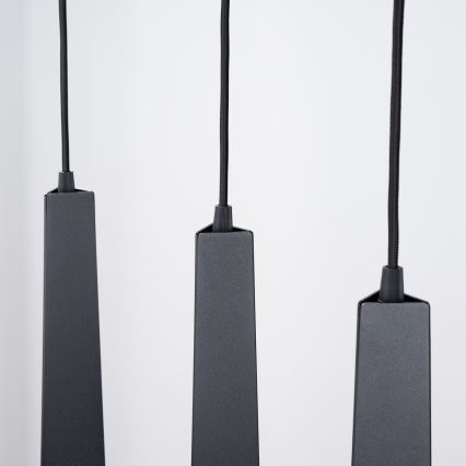 Luster na lanku PRYSM 3xG9/8W/230V čierna
