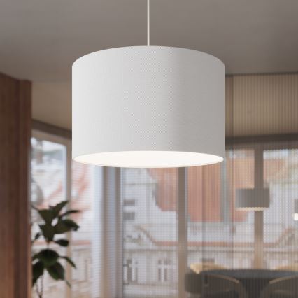 Luster na lanku NOVA 1xE27/15W/230V pr. 40 cm biela