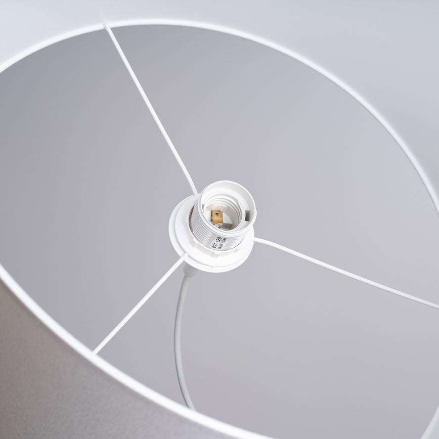 Luster na lanku NOVA 1xE27/15W/230V pr. 40 cm biela