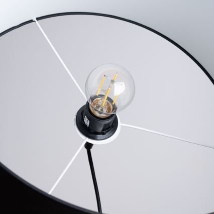 Luster na lanku NOVA 1xE27/15W/230V pr. 40 cm čierna