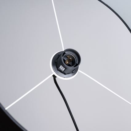 Luster na lanku NOVA 1xE27/15W/230V pr. 40 cm čierna