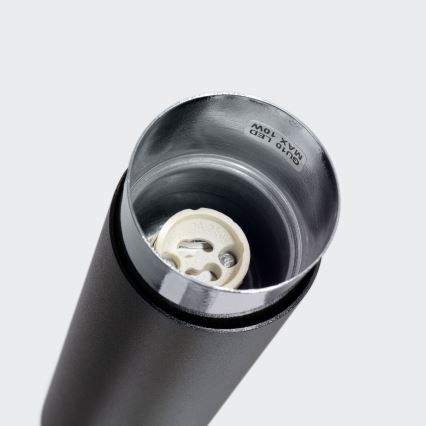 Bodové svietidlo NERO 1xGU10/10W/230V 22,5 cm čierna/lesklý chróm