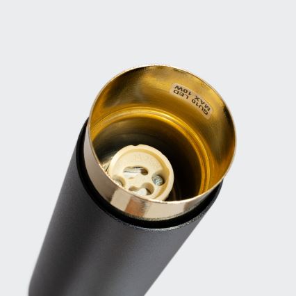 Bodové svietidlo NERO 1xGU10/10W/230V 22,5 cm čierna/zlatá