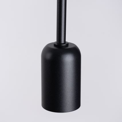 Nástenná lampa LOOP 1xE27/15W/230V čierna