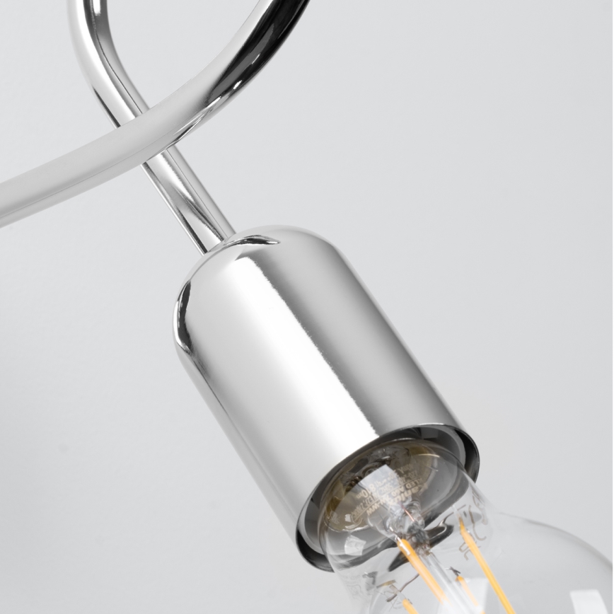 Nástenná lampa LOOP 1xE27/15W/230V lesklý chróm