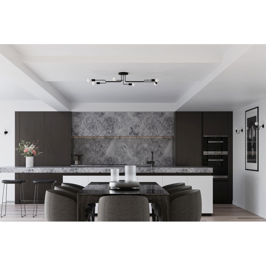 Nástenná lampa VECTOR 1xE27/15W/230V čierna