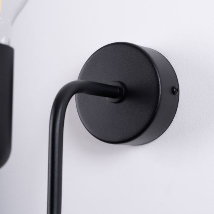 Nástenná lampa VECTOR 1xE27/15W/230V čierna
