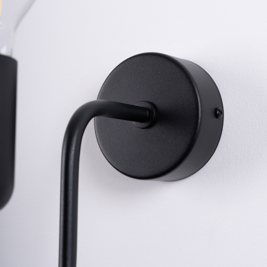 Nástenná lampa VECTOR 1xE27/15W/230V čierna