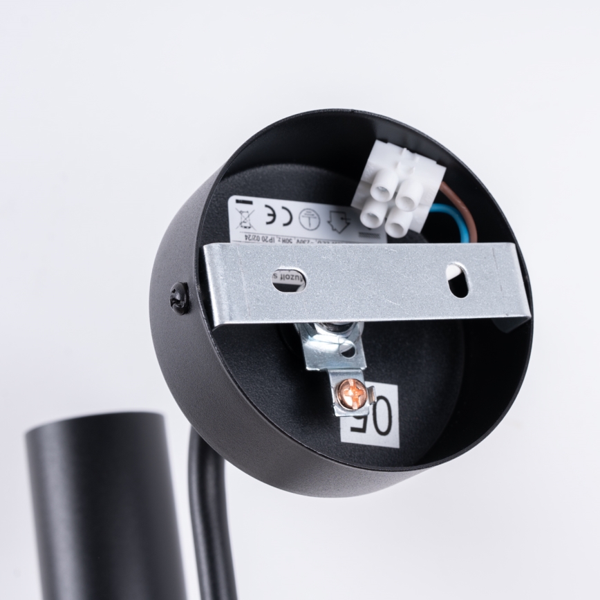 Nástenná lampa VECTOR 1xE27/15W/230V čierna