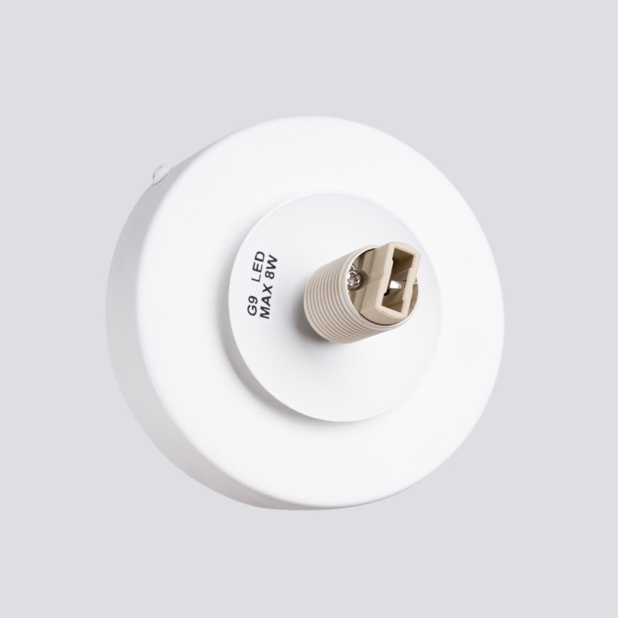 Nástenné svietidlo YOLI 1xG9/8W/230V biela
