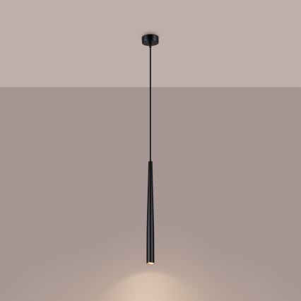 Luster na lanku BLISS 1xG9/8W/230V čierna