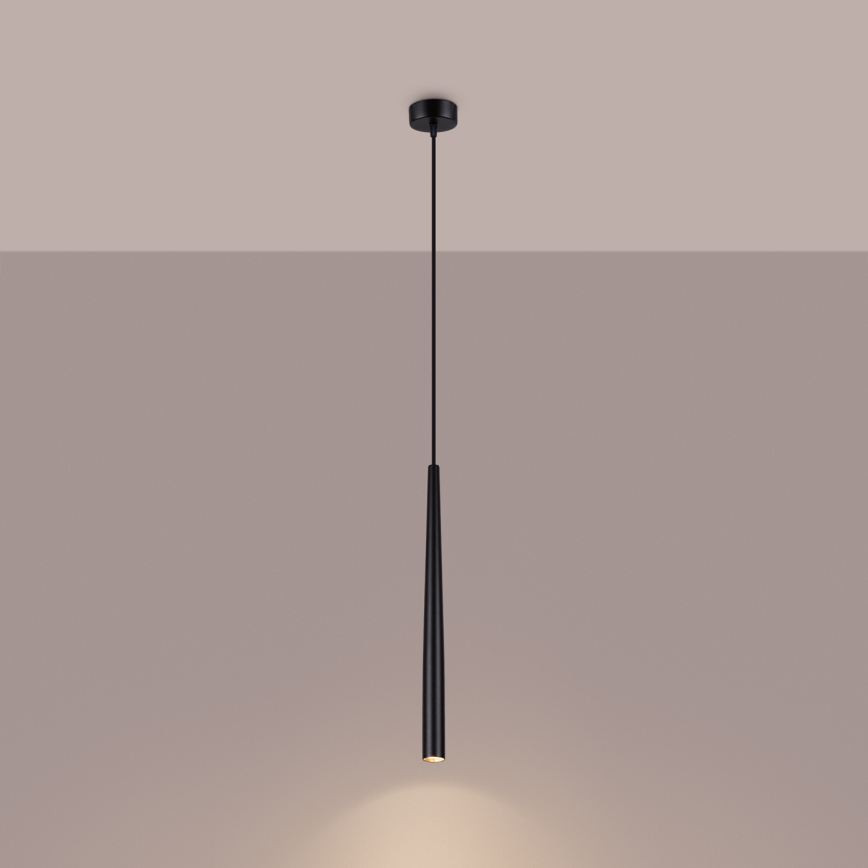 Luster na lanku BLISS 1xG9/8W/230V čierna