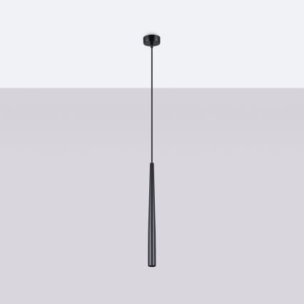 Luster na lanku BLISS 1xG9/8W/230V čierna