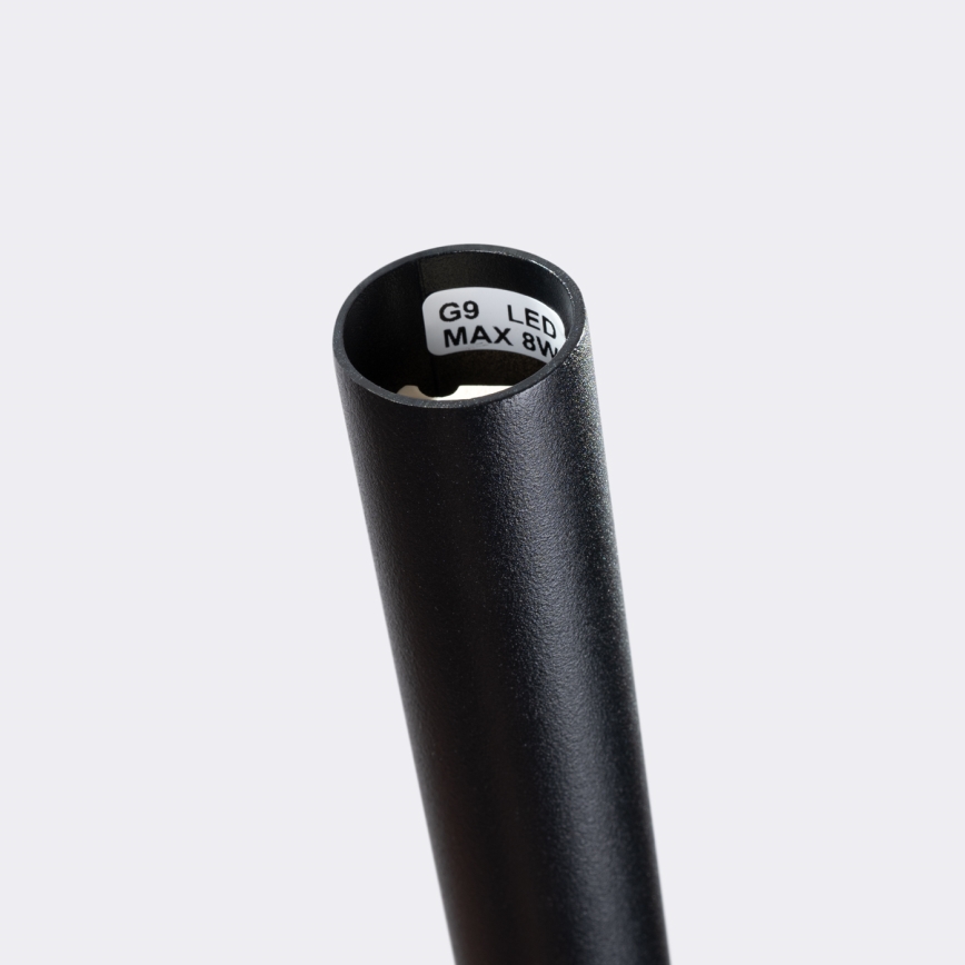 Luster na lanku BLISS 1xG9/8W/230V čierna