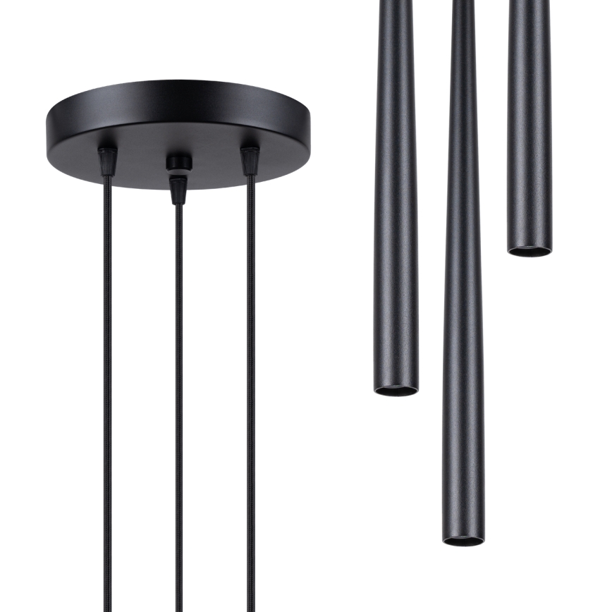 Luster na lanku BLISS 3xG9/8W/230V čierna