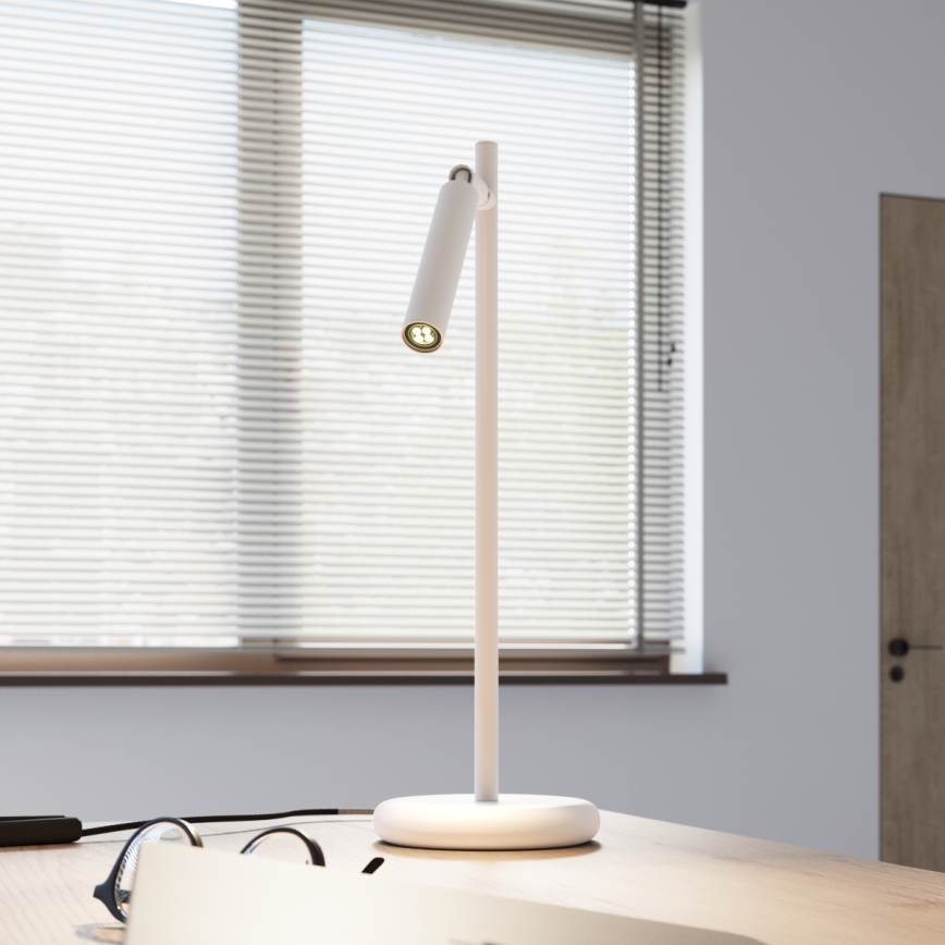 Stolná lampa PASTELO 1xG9/8W/230V biela