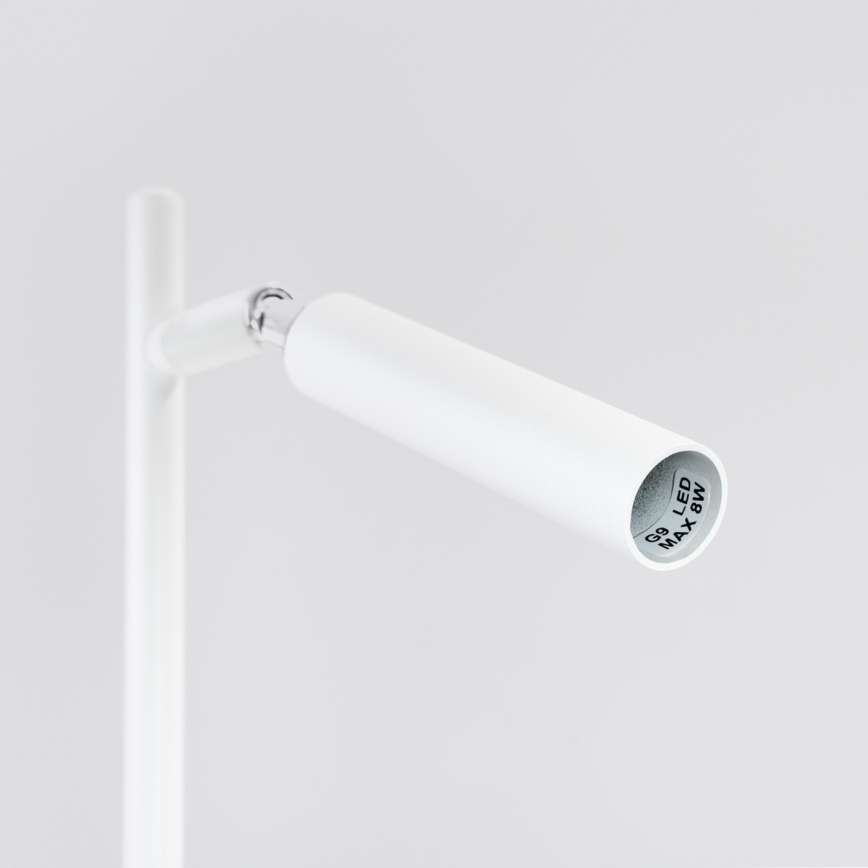 Stolná lampa PASTELO 1xG9/8W/230V biela