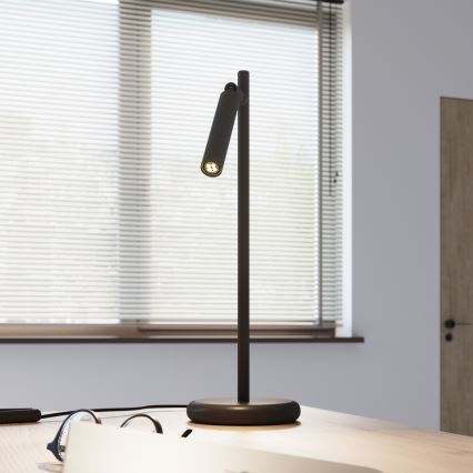 Stolná lampa PASTELO 1xG9/8W/230V čierna