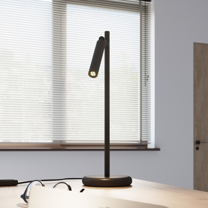 Stolná lampa PASTELO 1xG9/8W/230V čierna