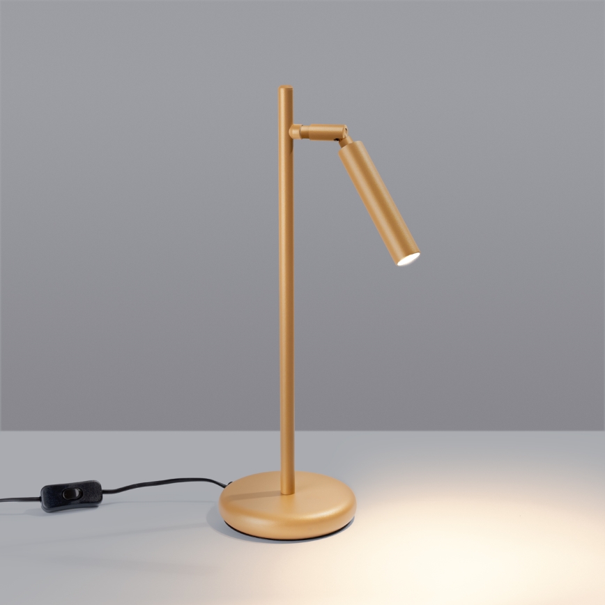 Stolná lampa PASTELO 1xG9/8W/230V zlatá