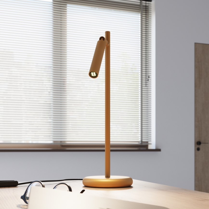Stolná lampa PASTELO 1xG9/8W/230V zlatá
