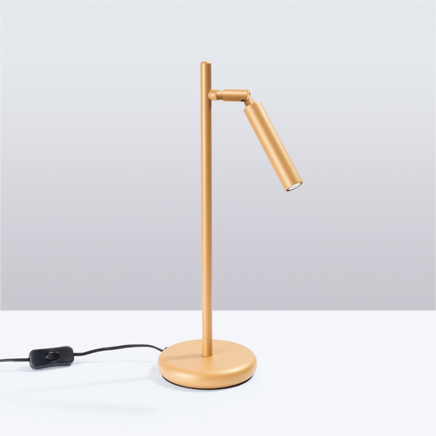 Stolná lampa PASTELO 1xG9/8W/230V zlatá