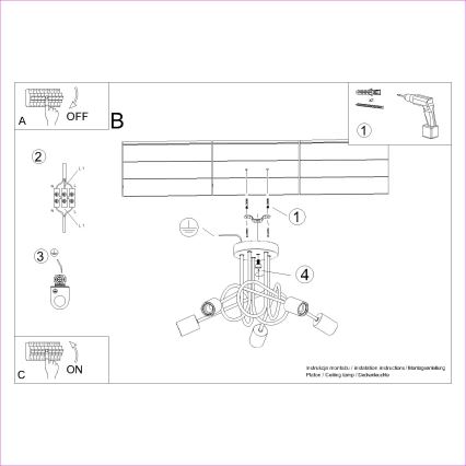 Prisadený luster EMBER 5xE27/15W/230V biela/béžová/buk
