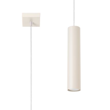 Luster na lanku LAGOS 1xGU10/10W/230V krémová