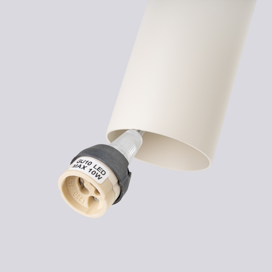 Luster na lanku LAGOS 3xGU10/10W/230V krémová