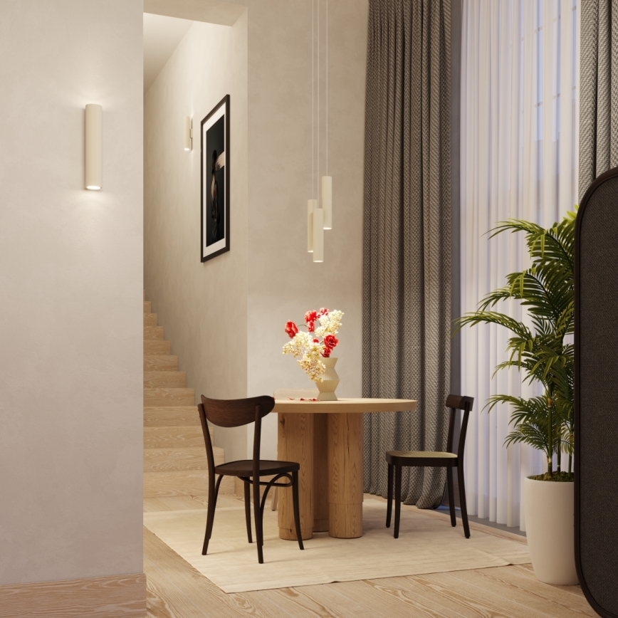 Luster na lanku LAGOS 3xGU10/10W/230V krémová