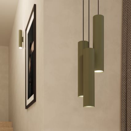 Luster na lanku LAGOS 1xGU10/10W/230V zelená