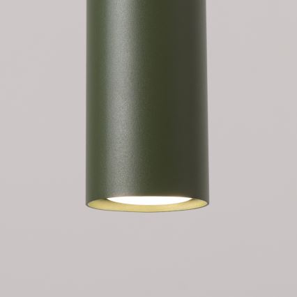 Luster na lanku LAGOS 1xGU10/10W/230V zelená